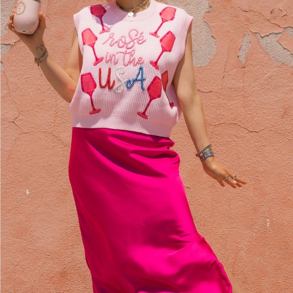 Queen of Sparkles Rose in the U.S.A.Sweater Vest